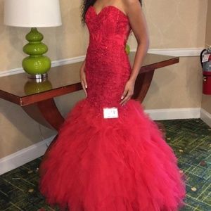 Pageant, prom dress